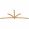 Ekena Millwork Davenport Timber Gable Bracket, Western Red Cedar, 108"W x 49"H x 1 1/2"D x 3 1/2"F, 11/12 Pitch GBW108X49X0204DAV00SWR - alternate 5